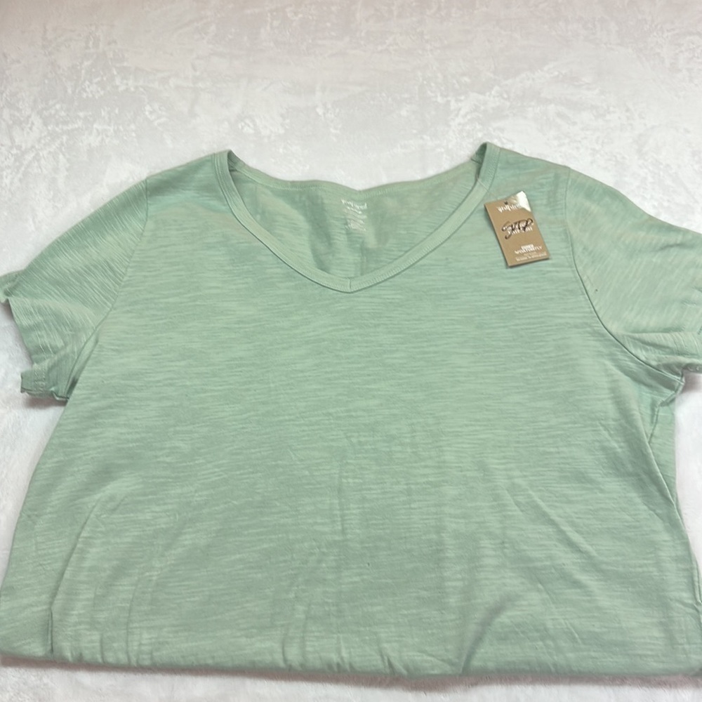 The Girlfriend From AARP Nightshirt 100% Bamboo Cotton Heathered Mint Size S - Picture 7 of 8